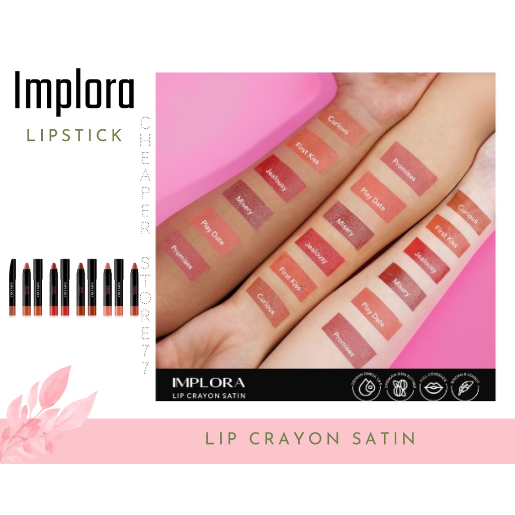 IMPLORA - LIP CRAYON SATIN 3.5 gr