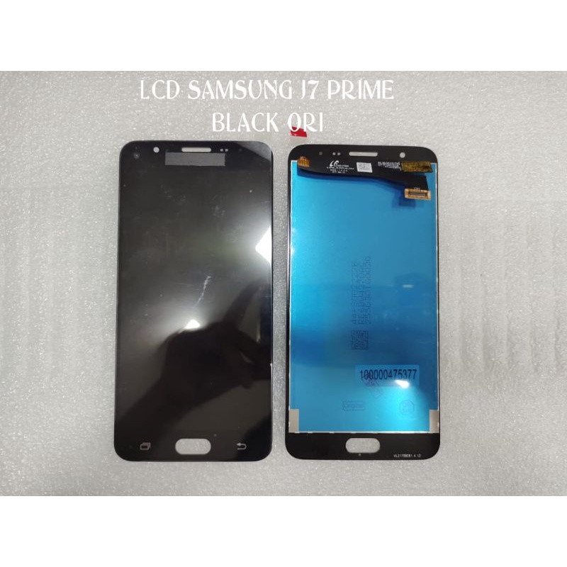 LCD SAMSUNG J7 PRIME BLACK WHITE ORI