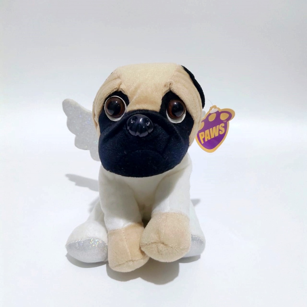 Boneka Bulldog Angel Original PAWS Dog Plush Doll