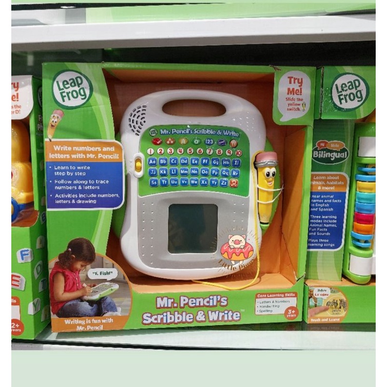 Leapfrog Mr pencil scribbler and write