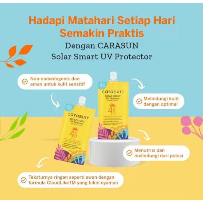 CARASUN Solar Smart UV Protector SPF45 8ml Sachet