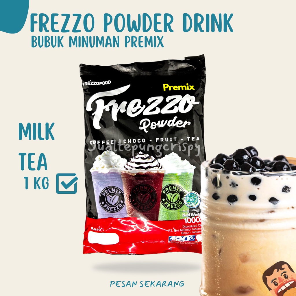 

Frezzo Bubuk Minuman Rasa Milk Tea / Milk Tea Powder Drink 1 Kg