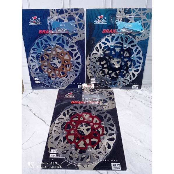 Piringan Cakram Depan Pro 1 Racing Disk Cakram Ukurn 260mm Beat,Scoopy,Vario ,Vario 125/150 Old