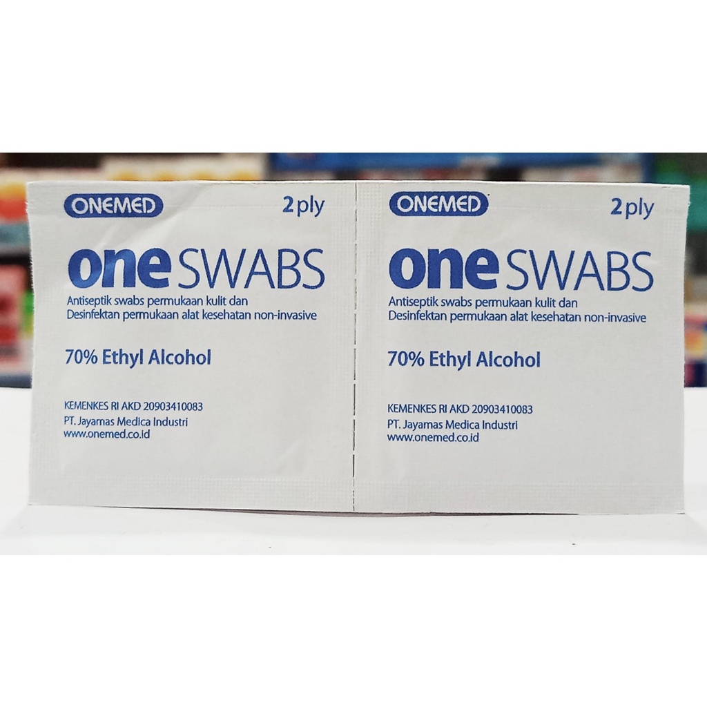 Alkohol Swab Onemed - 𝐄𝐂𝐄𝐑 𝟏 𝐒𝐓𝐑𝐈𝐏 𝟐 𝐋𝐄𝐌𝐁𝐀𝐑