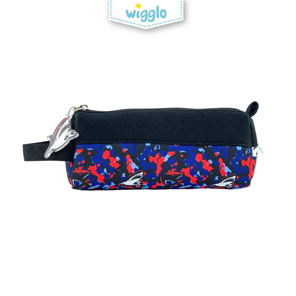 

Wigglo Round Pencil Case Red Shark
