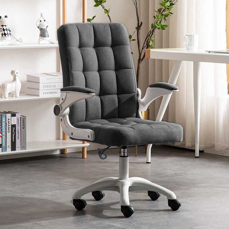 (BISA COD) FTIHSHP Comfort Kursi Kerja Kantor Office Chair Lift Swivel Fabric - CF-032