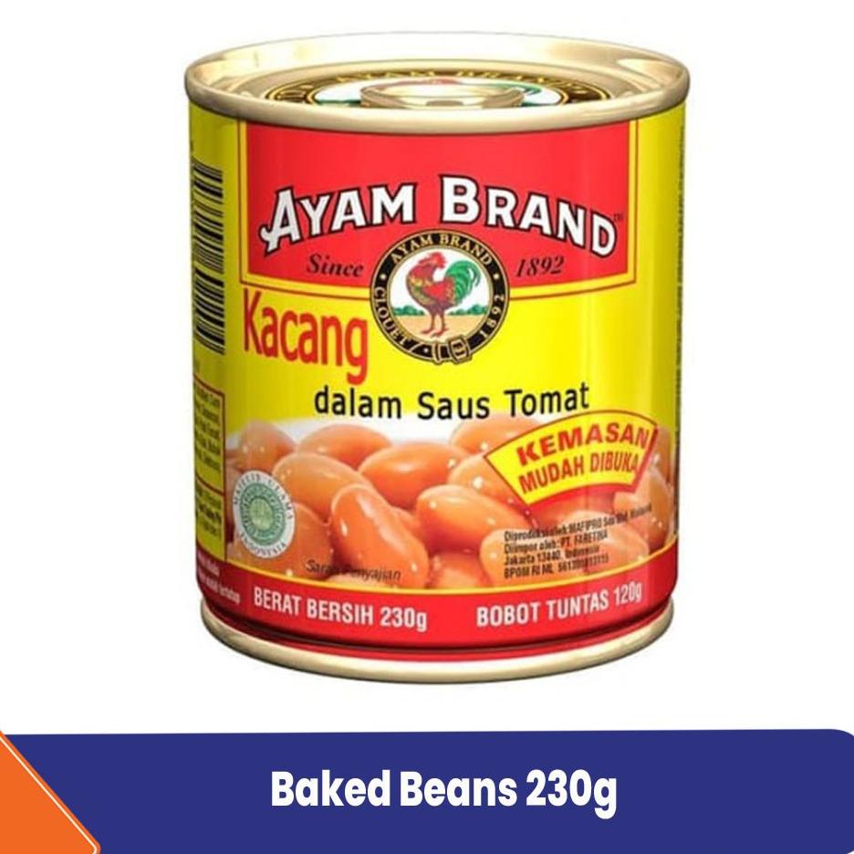 

Fresh Kacang Panggang Rendah Lemak Ayam Brand 230g Baked Beans