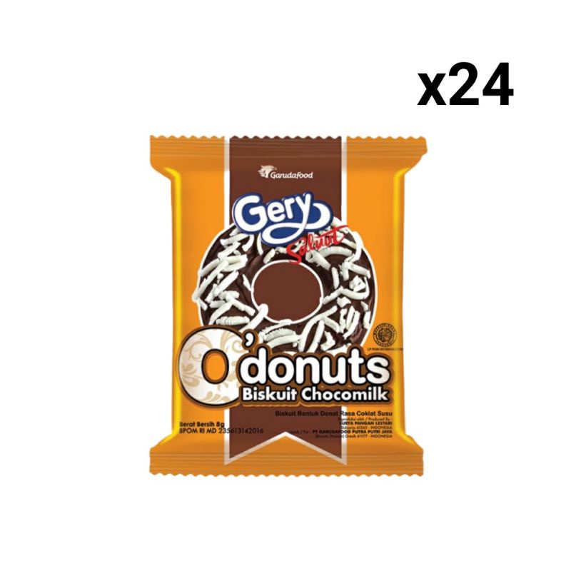 

Gerry salut Donat Renteng isi 24 pcs berat 8 Gram