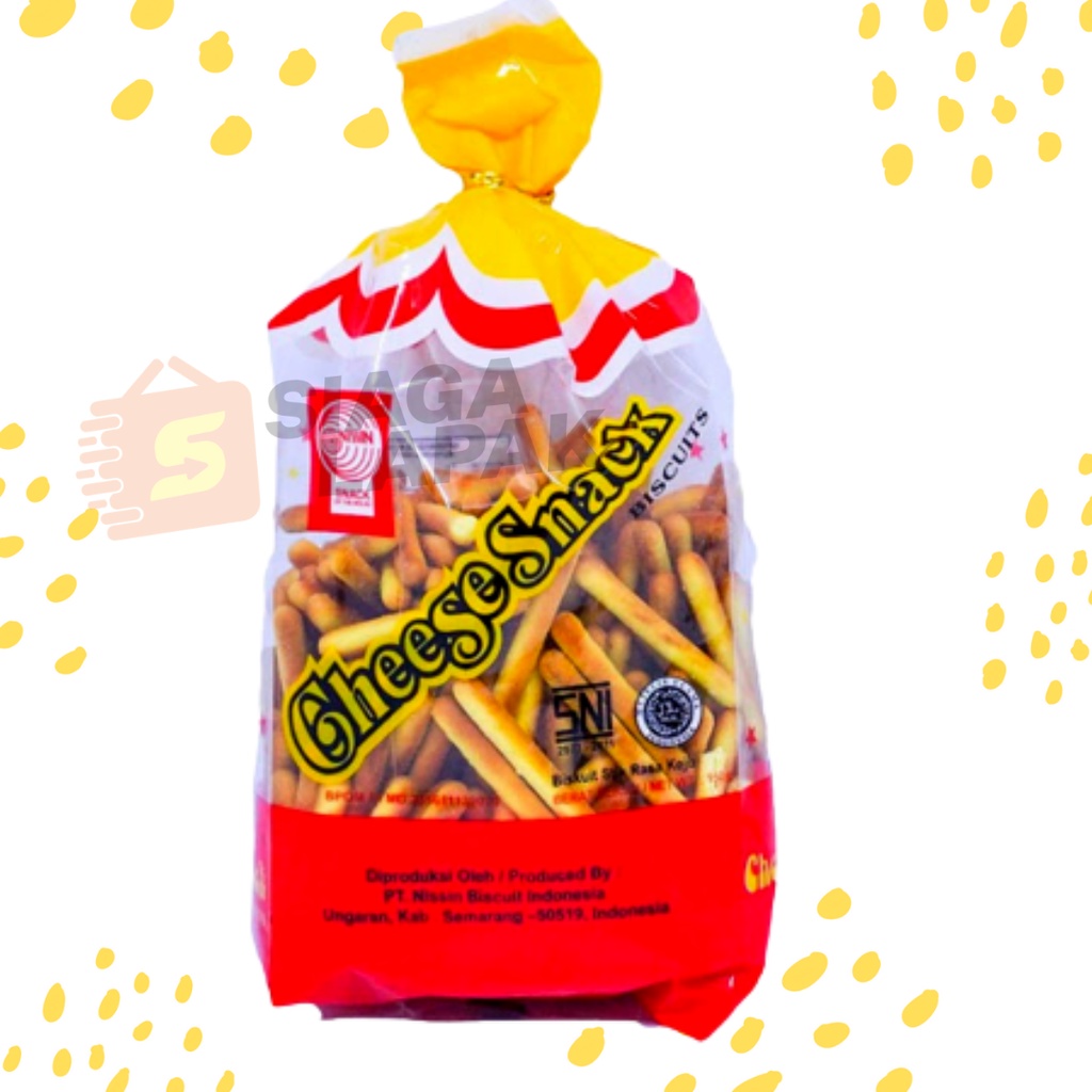 Biskuit Cheese Snack Bening Buntel Nissin 150gr Stik Rasa Keju