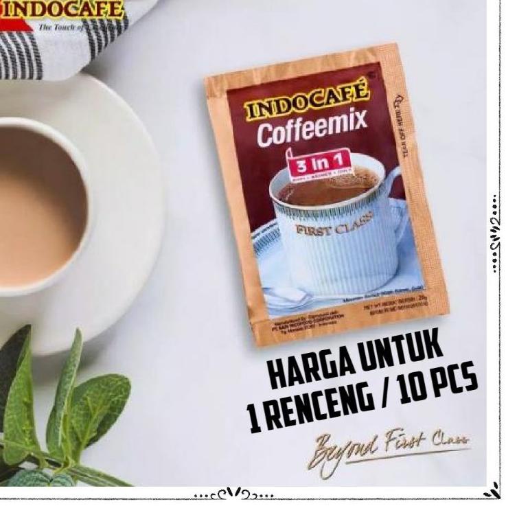 

✔️ PROMO MURAH BANGET Kopi INDOCAFE COFFEEMIX 3in1 1 renceng 10pcs