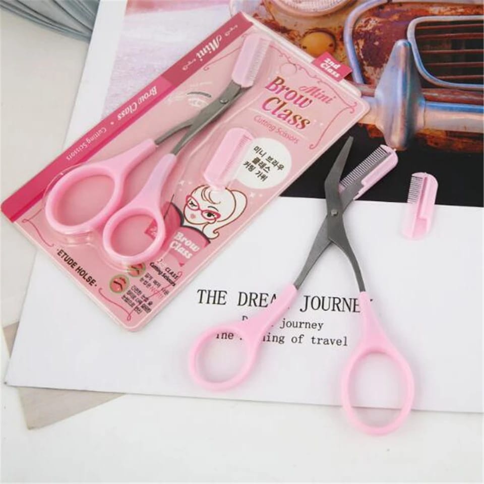 Set Gunting Alis Pisau Alis Eyebrow |Pencukur Alis |Silet Alis| Alat Merapikan Bulu Mata Brow