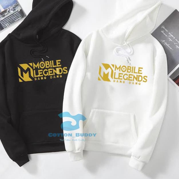 ✶ JAKET SWEATER HOODIE GAME MOBILE LEGENDS MLBB LOGO KUNING TERBARU 2020 ✵