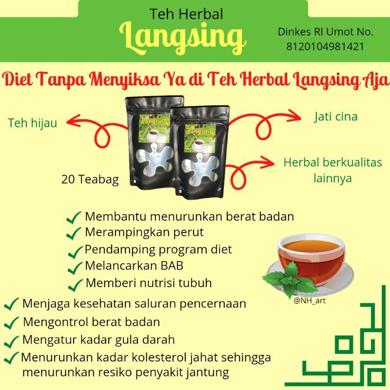 

Teh Herbal Langsing