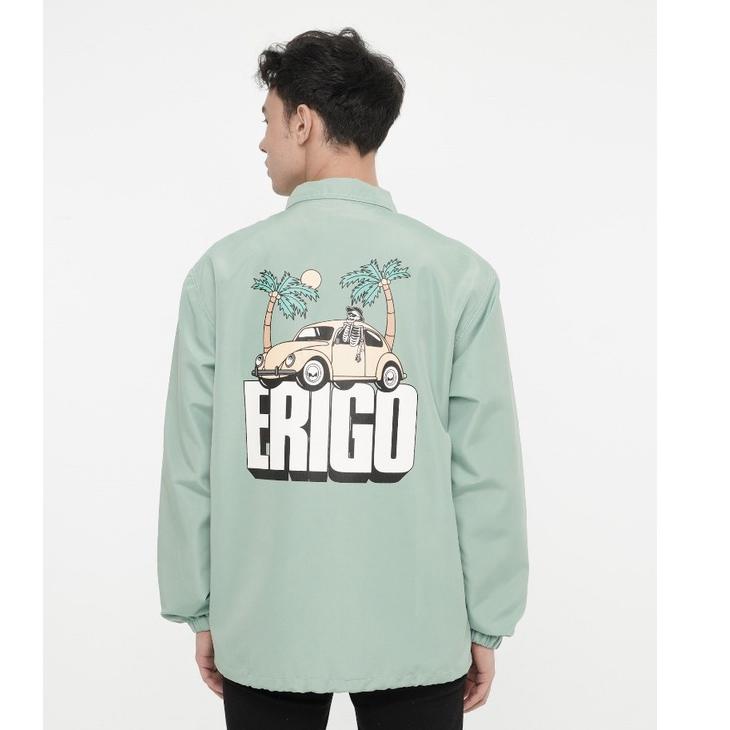 READY Erigo Coach Jacket Beach Rod Basil