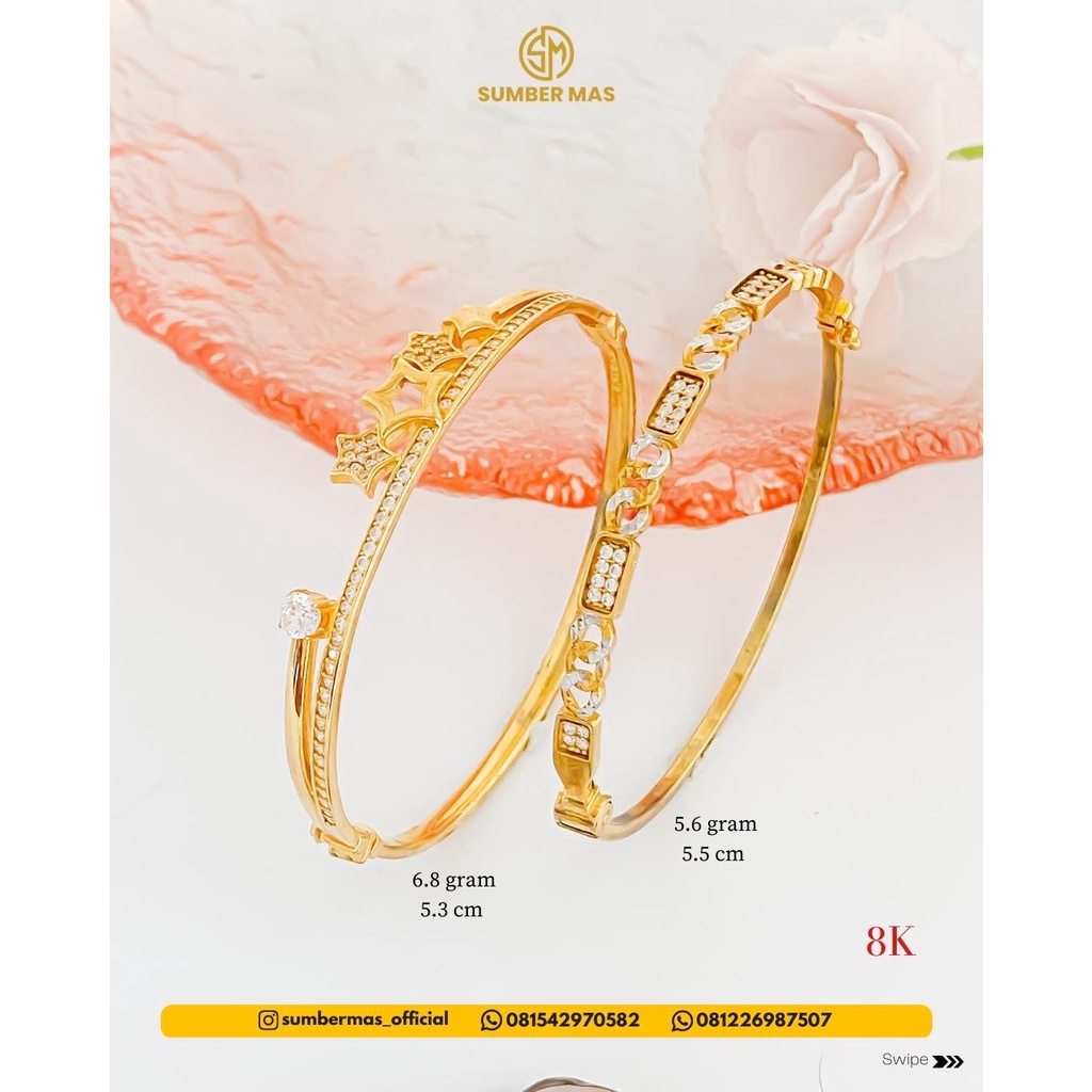 KENZYA BANGLE 8K - SUMBER MAS