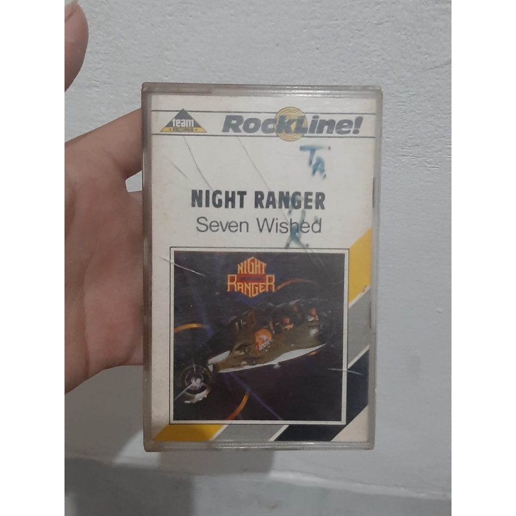 Kaset Pita Night Ranger Seven Wished