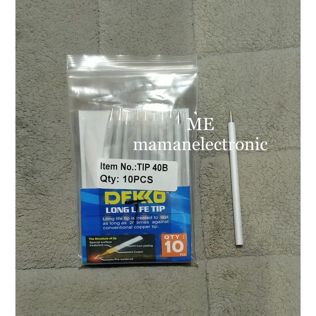 Mata Ujung solder Dekko Tumpul 40 Watt