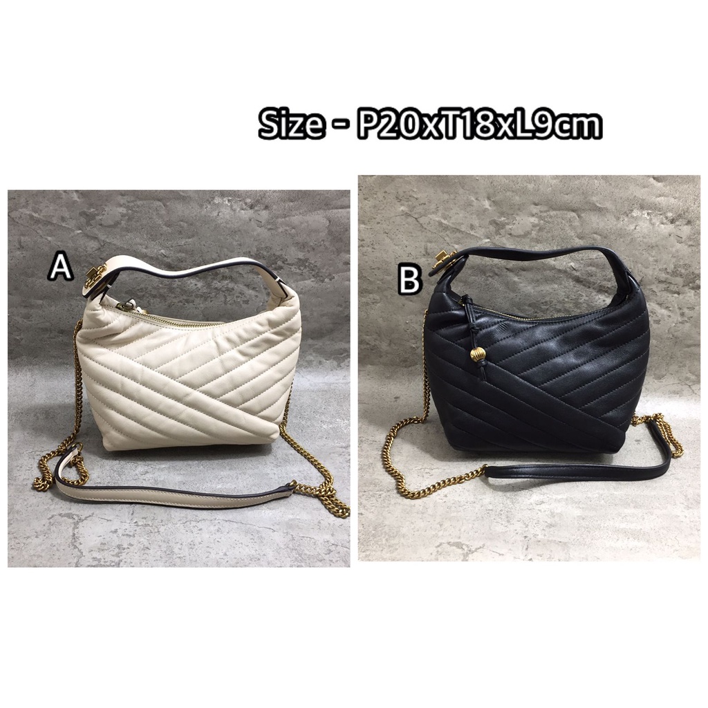 Shoulder Bag Tb Kira Chevron Halfmoon