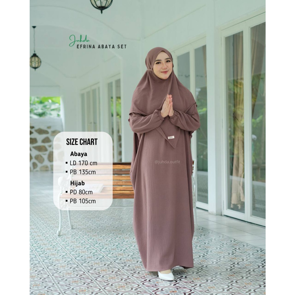 Abaya dewasa Efrina by Juhda