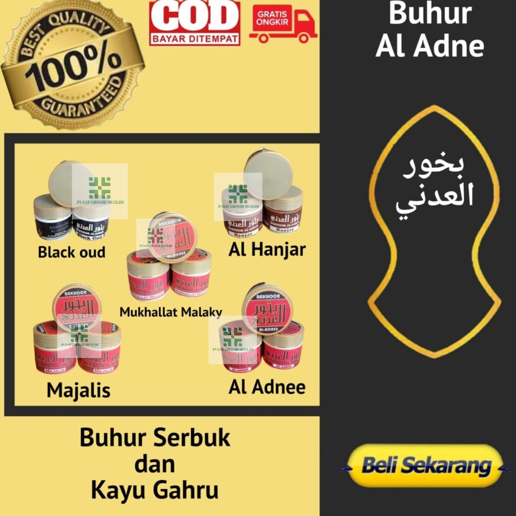 Diskon Dupa Gahru Bukhur Hanjar buhur Al Adnee - Aroma Hanjar