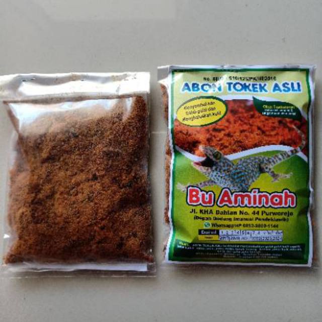 Abon Tokek Asli / Abon Tokek Bu Aminah 100gr