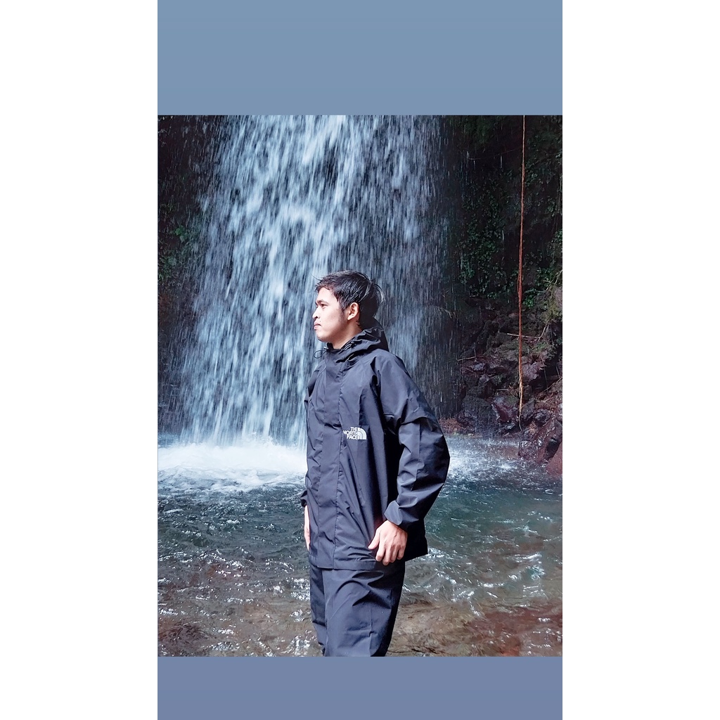 RAINCOAT THE NORTH FACE / JAS HUJAN ANTI REMBES 100%