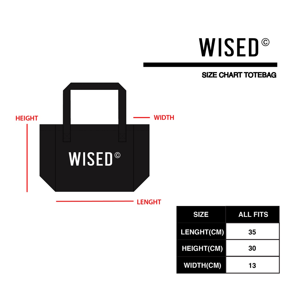 WISED | FURTHER | TOTEBAG