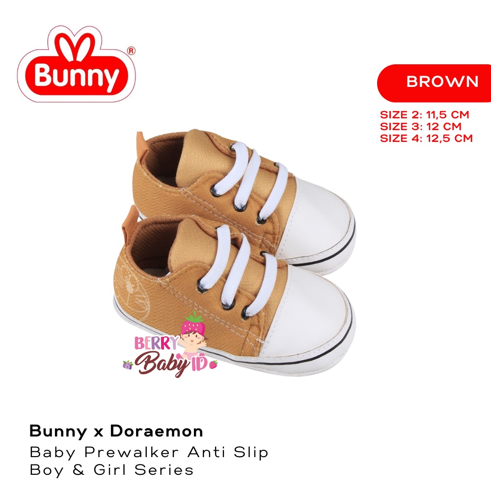 Lusty Bunny Sepatu Bayi Doraemon Prewalker Anti Slip Girl Boy Series Berry Mart