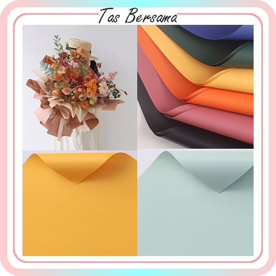 Flower Wrapping / Kertas Bunga / Flower Paper Cellophane PASTEL DOFF / Matte KB6199