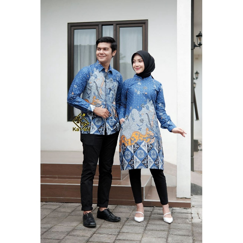 Batik Couple | Batik Couple Modern | Baju Batik Couple | Batik Tunik Couple