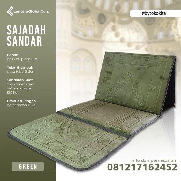 Sajadah Sandar /Sajadah Sandar Turki/Sajadah sandar Duduk Lipat