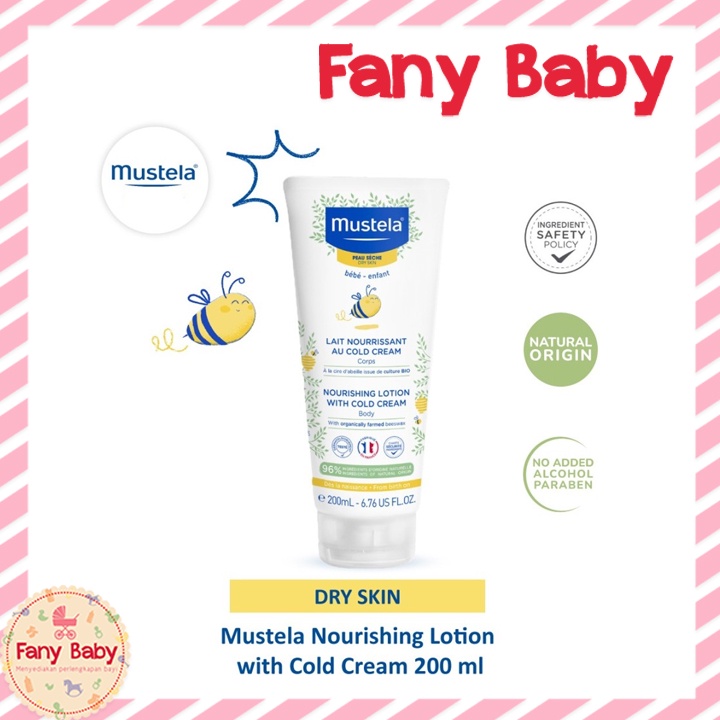 MUSTELA NOURISHING LOTION WITH COLD CREAM 200ML