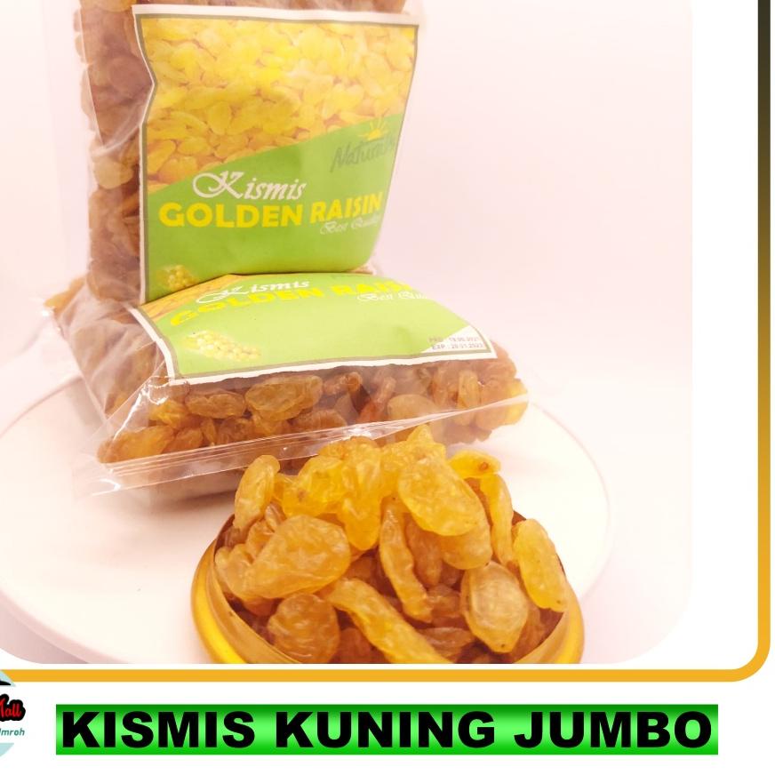 

➨ Kismis jumbo kunig 1kg / kismis kuning semi jumbo ➴