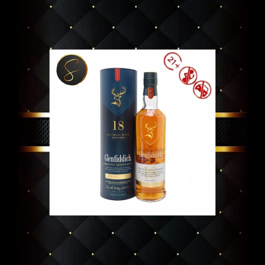 THE GLENFIDDICH AGED 18 YEARS OLD YO NEW SINGLE MALT SCOTCH WHISKY 700 ML NEW