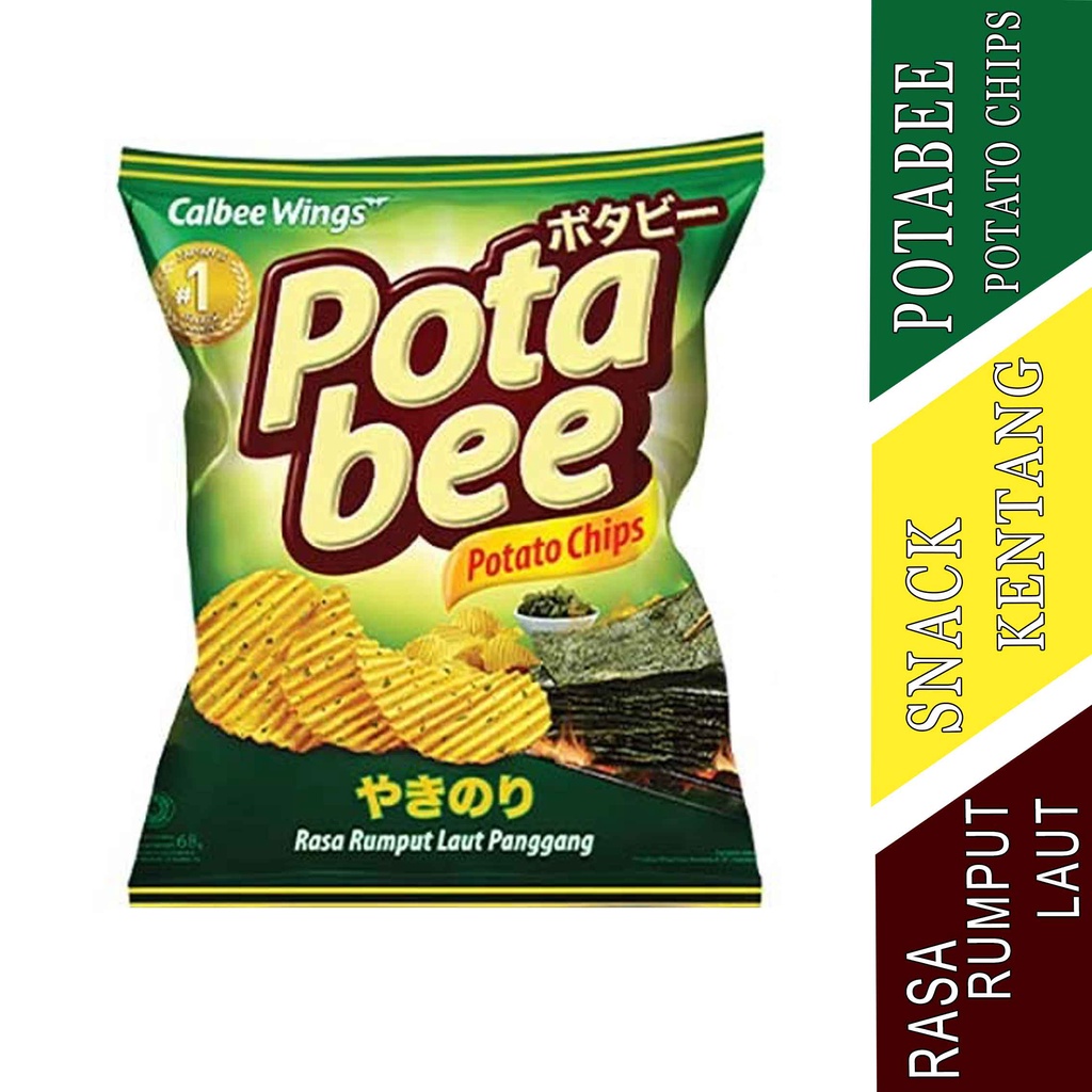 

Grilled Seaweed- Potabee- Potato Chips- 68g