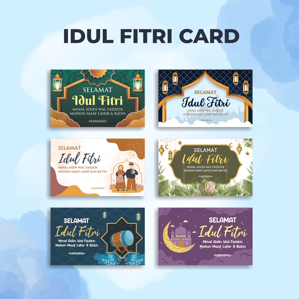 

Kartu Ucapan Idul Fitri/Kartu Hampers/Kartu Parcel