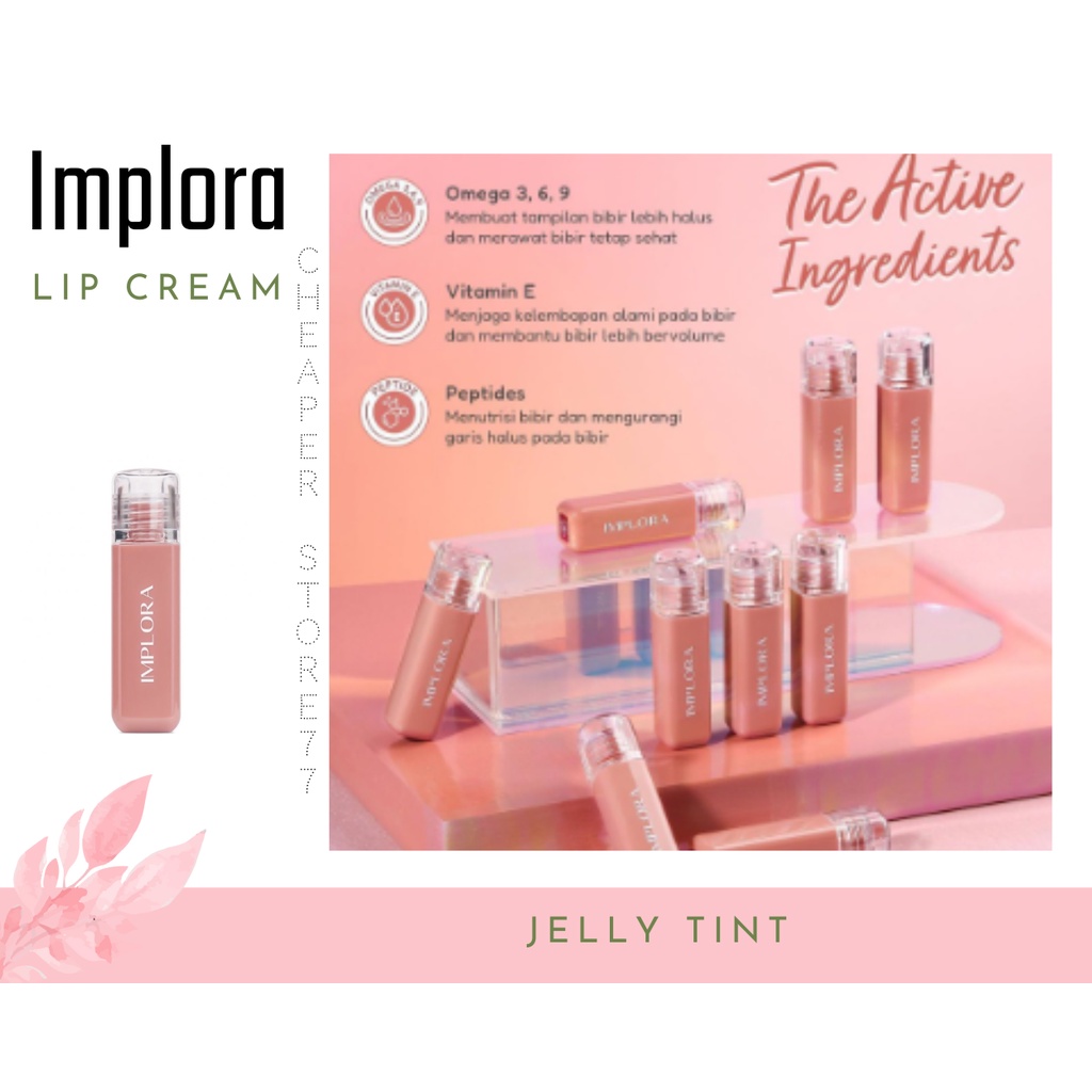 IMPLORA JELLY TINT - Implora Glossy Plumpy Jelly Tint 5 ml