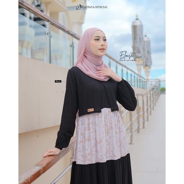 ELOISE DRESS LATISZA OFFICIAL TERBARU//GAMIS//DRESS WANITA