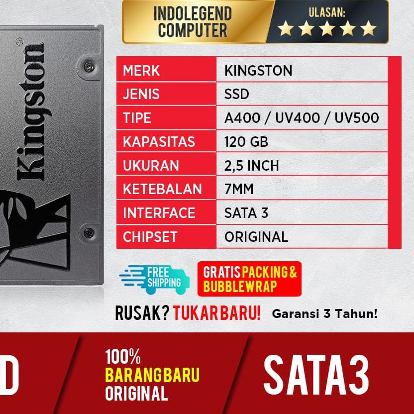 ➭ SSD KINGSTON 120GB ✥