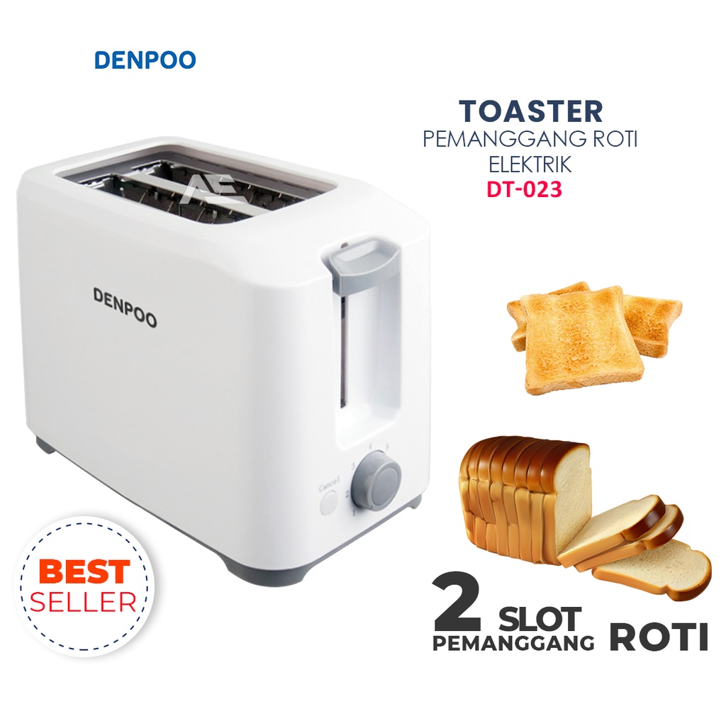 Toaster Pemanggang Roti Elektrik DT 023 D Terbaru dan Hemat Listrik