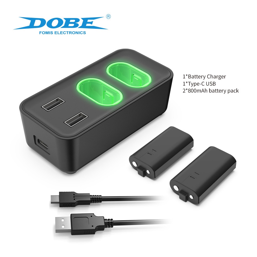 Dobe Battery Charger For Xbox Series S X One / Battere Baterai Charging Dock