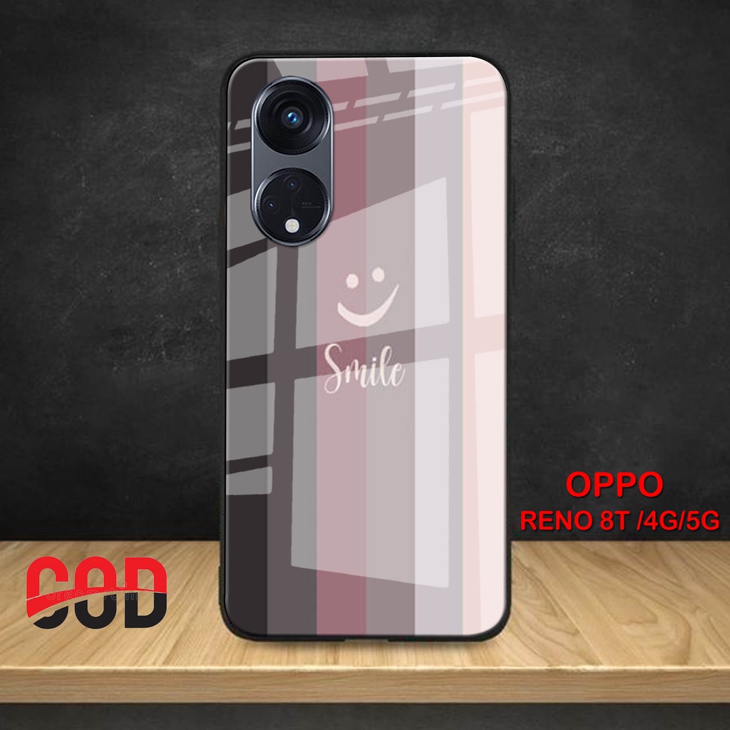 [G38]  SOFTCASE OPPO RENO 8T 4G - OPPO RENO 8T 5G - SOFTCASE GLASS KACA OPPO RENO 8T 4G - OPPO RENO 