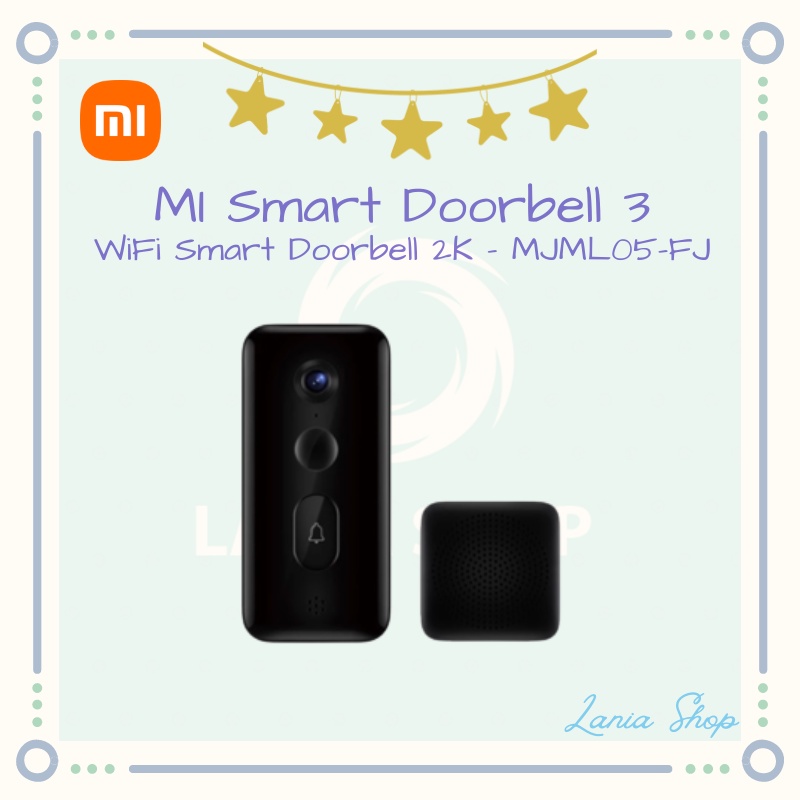 MIJIA Smart Doorbell 3 - WiFi Smart Video Bel Pintu 2K Res - MJML05-FJ