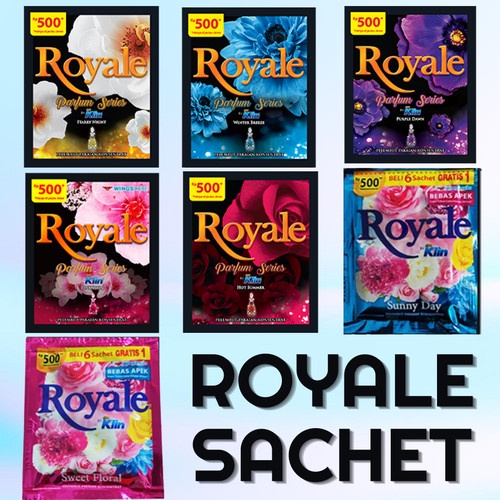 Royale Pewangi Softener 13 ML 1 Renceng isi 12 Pcs