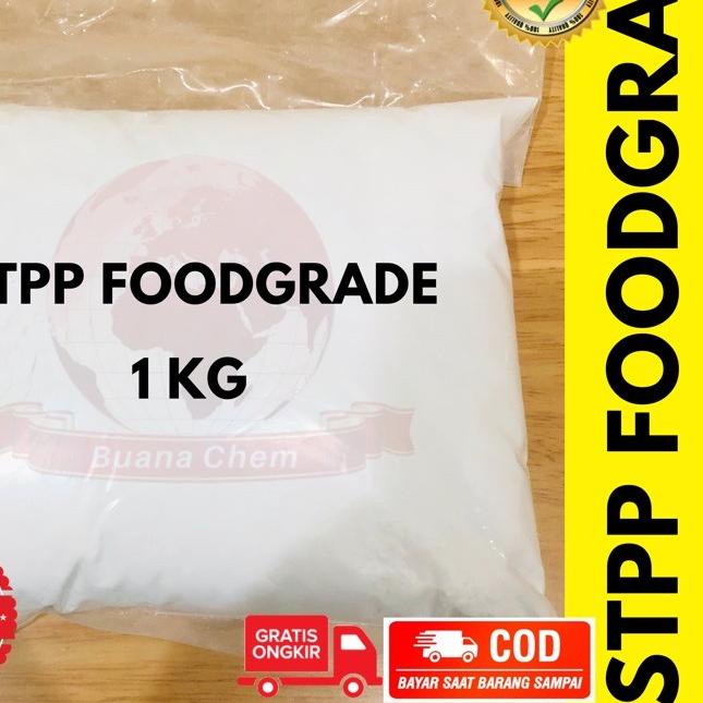 

☟ Sodium Tripolyphosphate 1 KG HALAL / STPP / STPP Food Grade ◊
