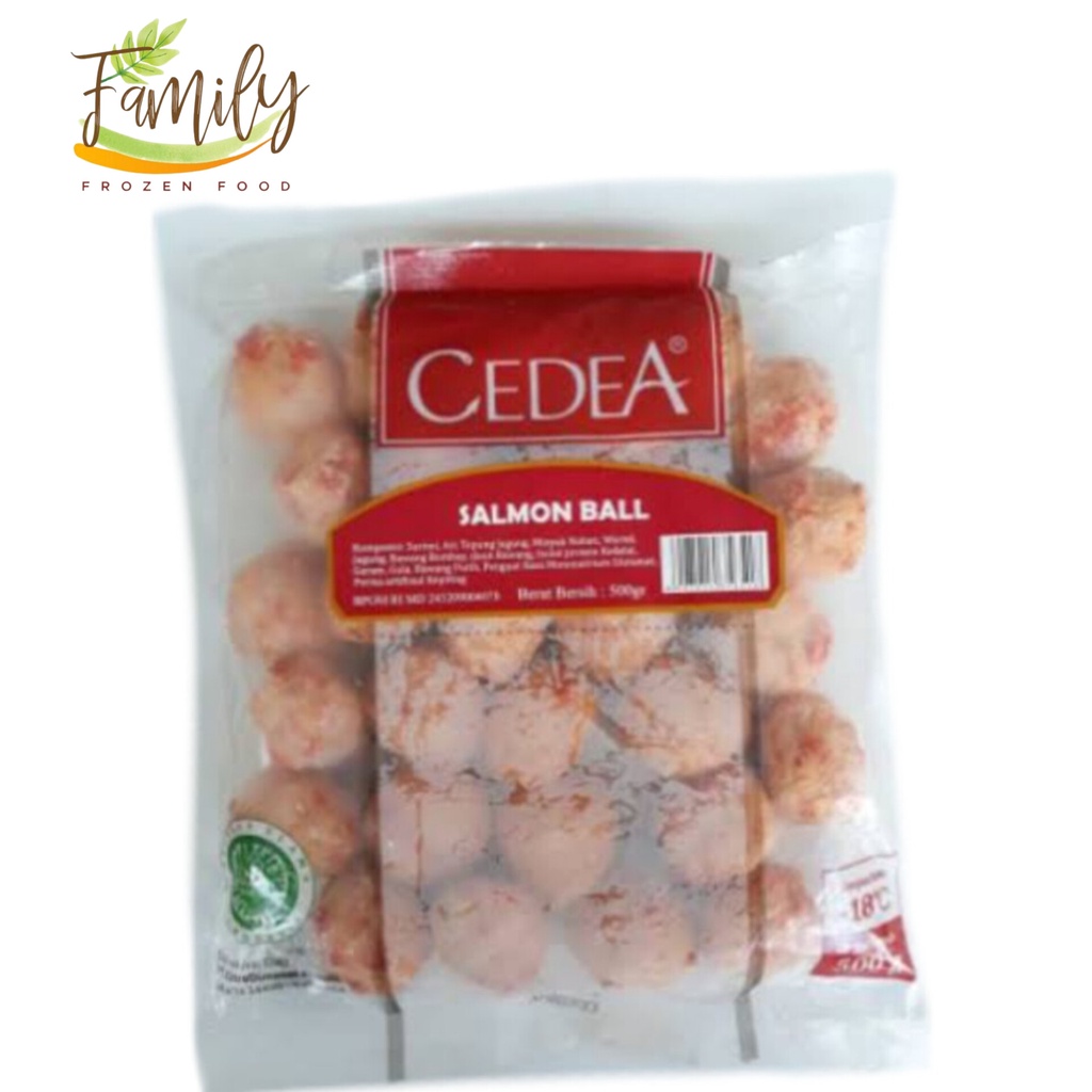 

Cedea Salmon Ball 500gr Frozen Food Grosir