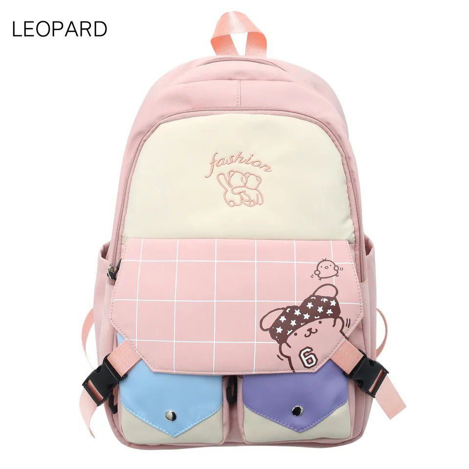 Tas Ransel Wanita Import Anak Sekolah Punggung Backpack Anak Perempuan Murah Varian Warna Kotak Kotak/Tas Sekolah Korean Style Tas Ransel Wanita Backpack Korea Fashion Tas Wanita