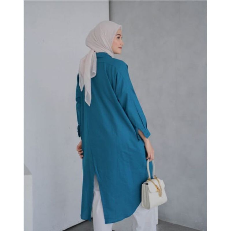 Tunik linen - Dwyne Tunik linen - atasan wanita
