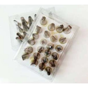 Spuit mika set 24 pcs/spuit hias kue/spuit lokal