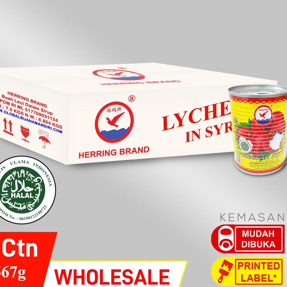 

Sabet Promo Herring Brand Full Carton Canned Lychee in Syrup 567g